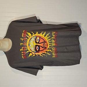 Unisex 3 XL Sublime long beach tee t shirt top band